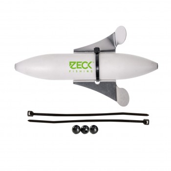 ZECK Propeller U-Float Solid White 20 g pluta de grund cu aripioare