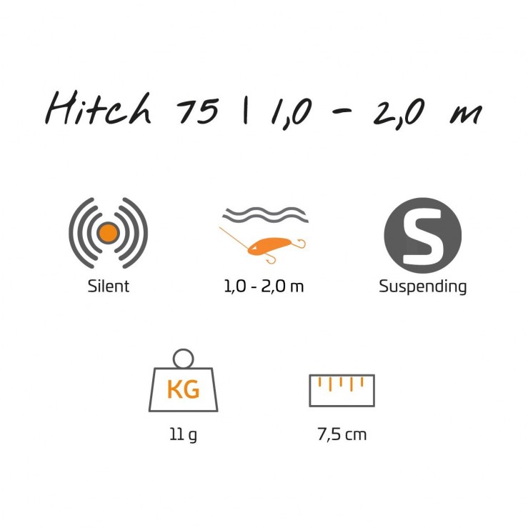 ZECK Hitch 7,5 cm | 1,0 - 2,0 m Grey Fire