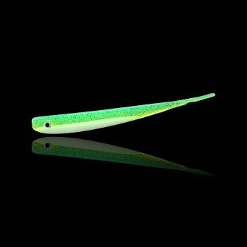 Pelagic NO-Action Shad 18 cm PinTail CW - Chartreuse White  