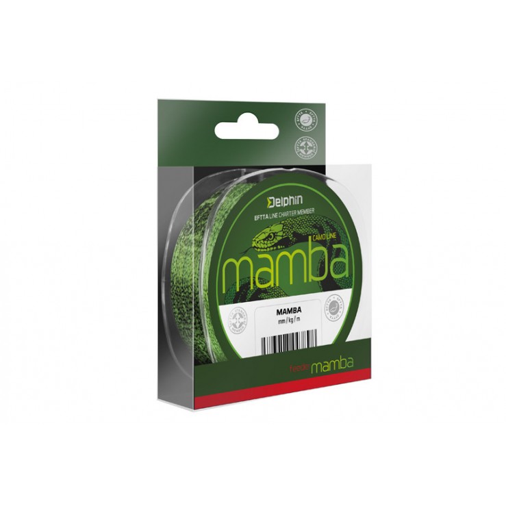 Delphin MAMBA Feeder / camuflaj 0.28 mm / 6.1 kg / 200 m fir monofilament