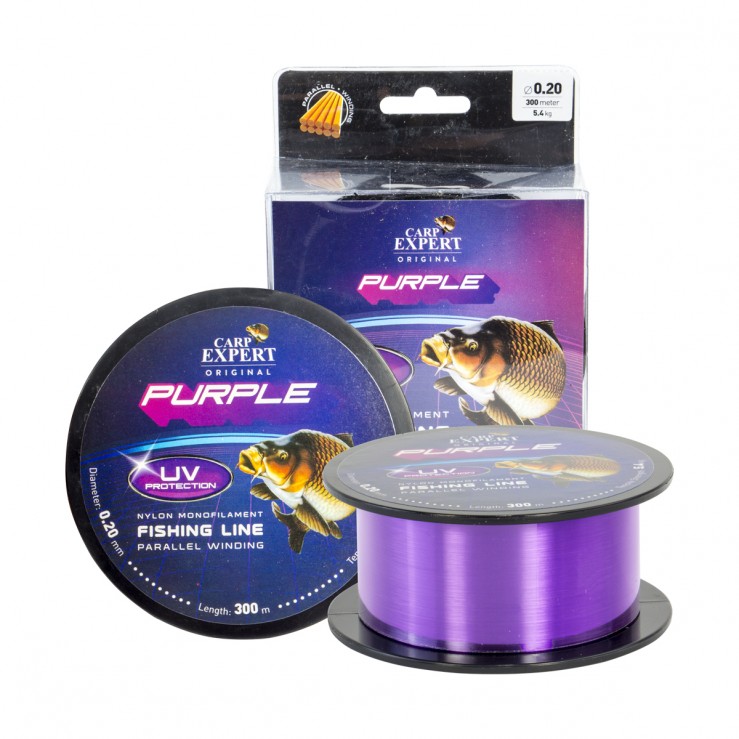 Carp Expert UV Purple 0.20 mm | 5.4 kg 1000 m fir monofilament