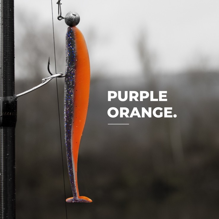 Senshu Breazy Shiner 10 cm Purple Orange