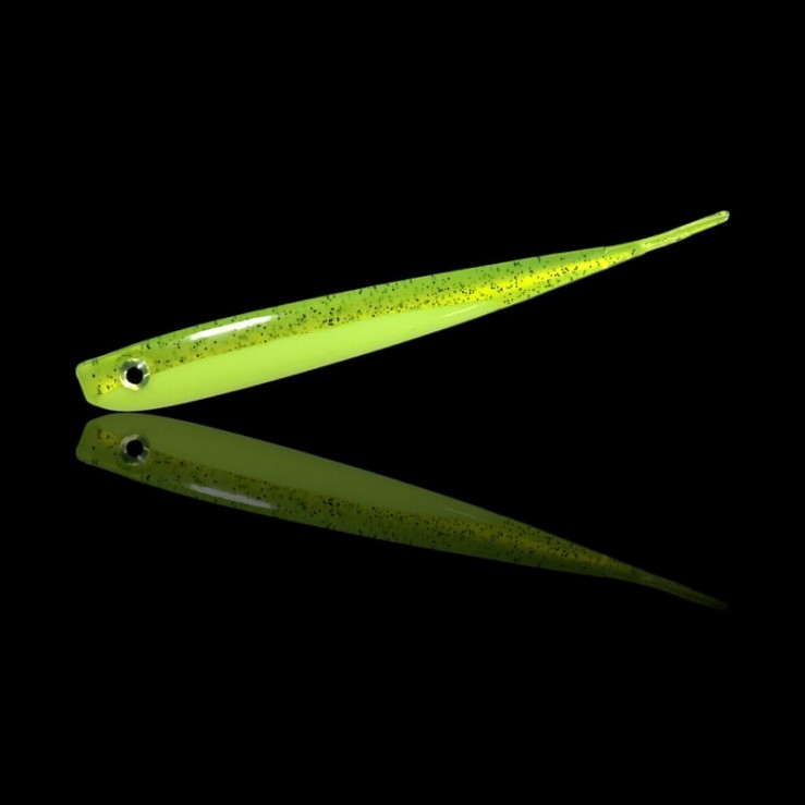 Pelagic NO-Action Shad 18 cm PinTail CW - Chartreuse Yellow