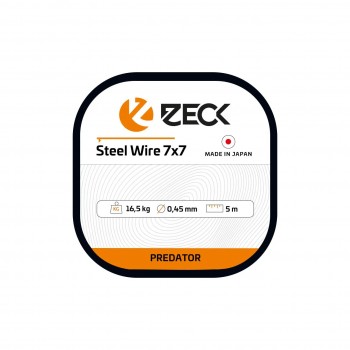 ZECK 7x7 Steel Wire 16,5 kg | 5 m struna otel