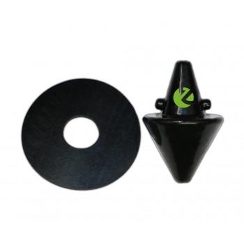 ZECK Disk Teaser Black 100 g plumb clonc