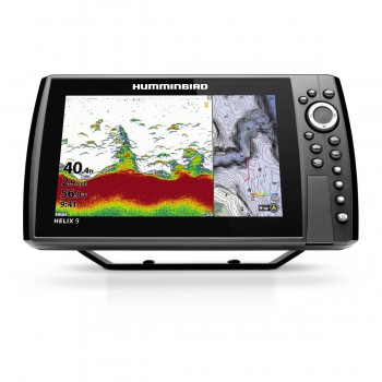 HUMMINBIRD HELIX 10 CHIRP Mega SI+ GPS G4N +    DOAR ecranul