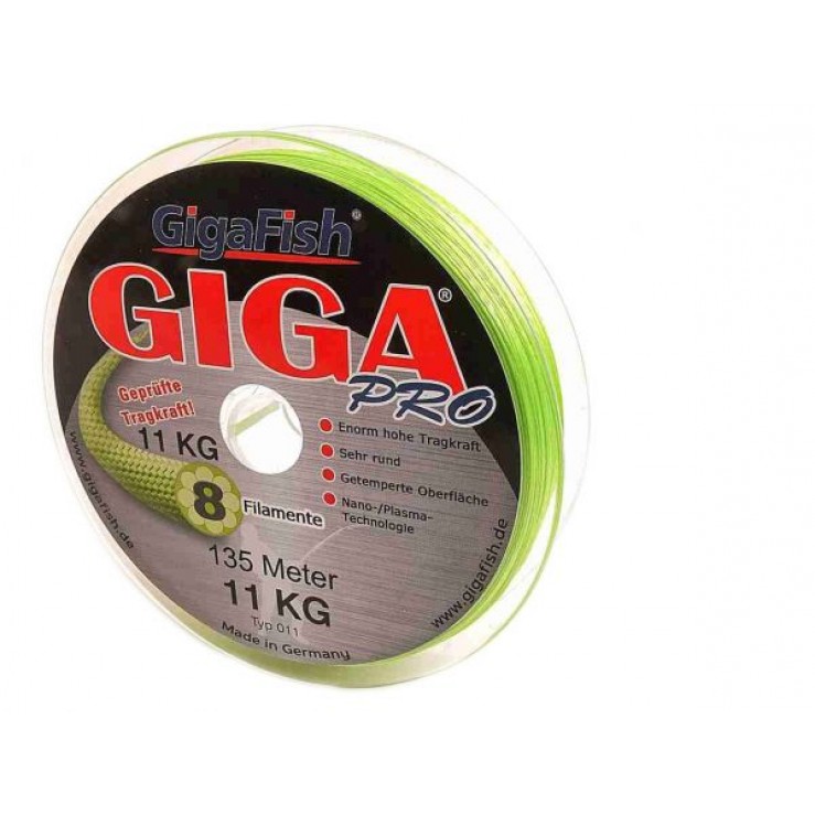 Gigafish GIGA PRO 8x 0.11 mm | 11 kg 135 m - fir spinning